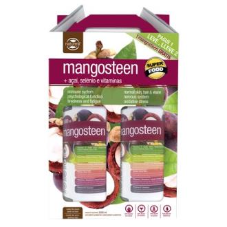 MANGOSTEEN PLUS zumo natural 1000ml.+1000ml.