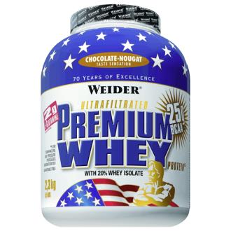 WEIDER PREMIUM WHEY chocolate 2,3kg.