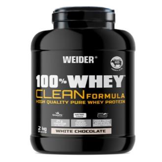 100% WHEY CLEAN PROTEIN chocolate blanco 2kg.