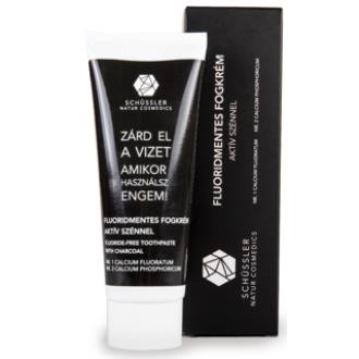 SCHUSSLER NATUR DENTIFRICO com carvão ativo 75ml.