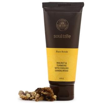 EXFOLIANTE FACIAL noz, curcuma e sandalo 100gr.