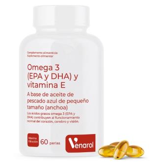 OMEGA 3 (EPA y DHA) + VIT. E 60perlas