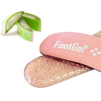 FOOTGEL palmilhas gel mulher aloe vera tam. 35-38