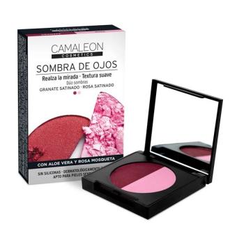CAMALEON SOMBRA DE OLHOS duo granate-rosa