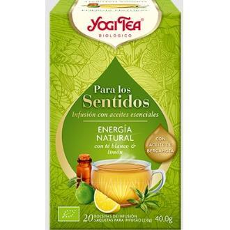 YOGI TEA ENERGIA NATURAL para los sentidos 20inf.
