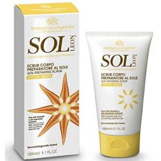 SOL LEON exfoliante antes do sol 150ml.
