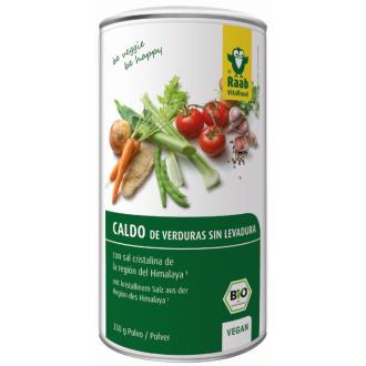CALDO DE VERDURAS sin levadura bote 350gr.