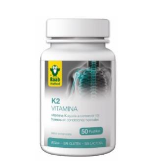 VITAMINA K2 sabor manzana 50comp.