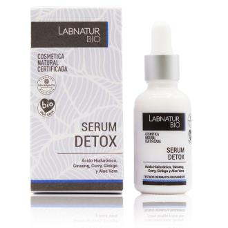 SERUM FACIAL DETOX ginseng curry ginkgo 30ml. BIO
