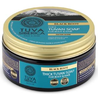 TUVA BLACK ROOT jabon cabello-cuerpo 300ml.**