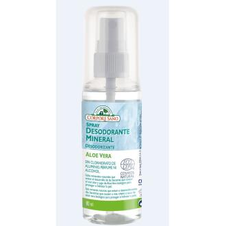 DESODORIZANTE MINERAL spray 80ml. ECOCERT