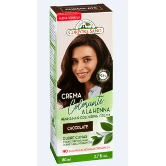 CREME COLORANTE HENNA chocolate 80ml.