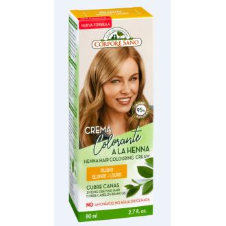CREME COLORANTE HENNA loiro 80ml.