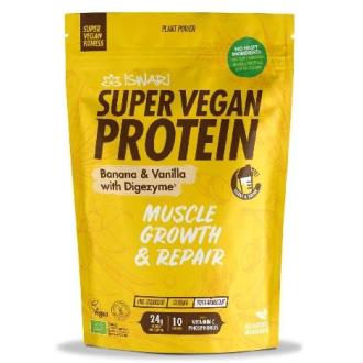 SUPER VEGAN PROTEIN FITNESS banana-baunilha 350gr