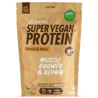 SUPER VEGAN PROTEIN FITNESS amendoim-maca 350gr
