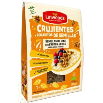 CRUJIENTES DE SEMILLAS DE LINO y frutos secos 200g