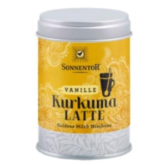 CURCUMA LATTE baunilha LEITE dourada lata 60gr. BIO