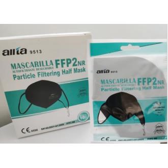 MASCARILLA FFP2 ALLTA envase indi CE0598 NEGRA 10u