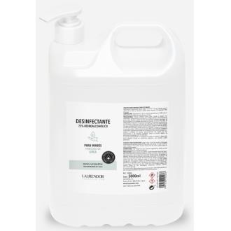 DESINFECTANTE 75% HIDROALCOHOLICO superficies 5L**