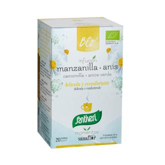 SANAFLOR CAMOMILA+ANIS infusão 20ud. BIO