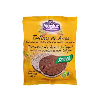 NOGLUT TORTITAS DE ARROZ CHOCO CON LECHE 2ud 30gr
