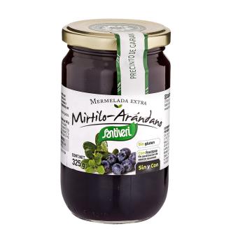 MERMELADA EXTRA DE ARANDANO con fructosa 325gr.