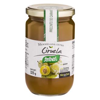 MERMELADA EXTRA DE CIRUELA con Fructosa 325gr.
