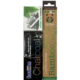 CREMA DENTAL CHARCOAL + cepillo dental de regalo