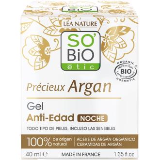 GEL DE NOCHE ANTIEDAD argan 40ml. BIO