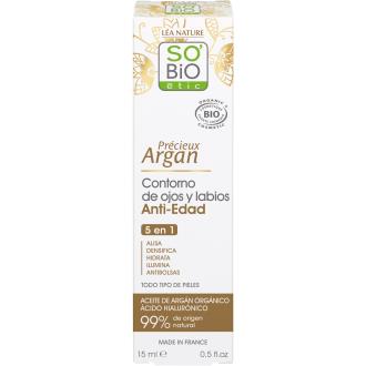 CONTORNO DE OLHOS-LABIOS hialuronico-argan 15ml BIO