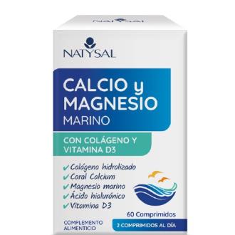 CALCIO Y MAGNESIO MARINO con colageno+vit d3 60com