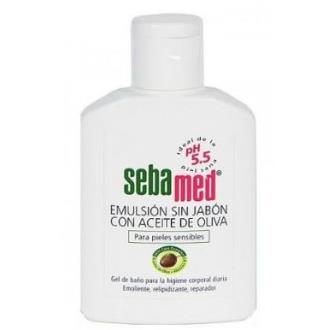 EMULSION SIN JABON aceite oliva gel de baño 200ml.