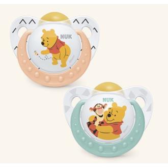 PACK CHUPETE WINNIE 18-36 latex 6us surtidas