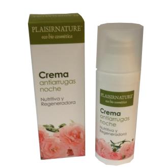 PLAISIRNATURE crema antiarrugas noche 50ml ECO-BIO