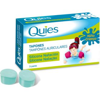 TAMPÕES NATAÇÃO silicone infantil 6ud. QUIES