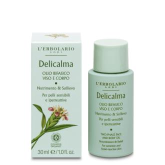 DELICALMA óleo bifasico rosto e corpo 30ml.