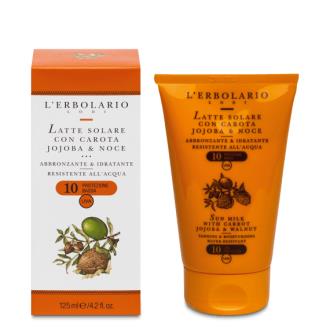 SOLAR LEITE cenoura e jojoba SPF10 125ml.