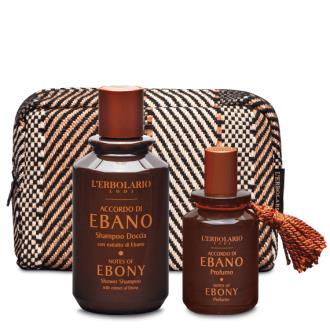 ACCORDO EBANO beauty champu 50ml perfume 250ml.