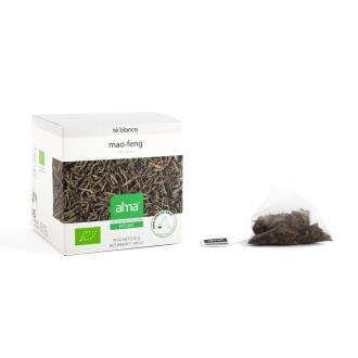 CHÁ BRANCO MAO FENG infusão 15piramides. ECO VEGAN
