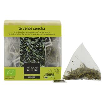CHÁ VERDE SENCHA infusão 15piramides. ECO VEGAN