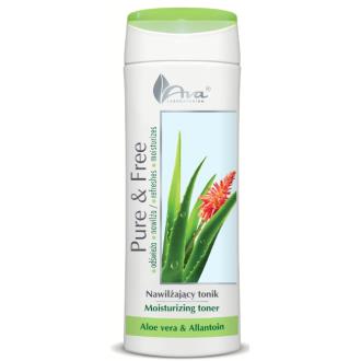 PURE AND FREE tonico hidratante con aloe 250ml.