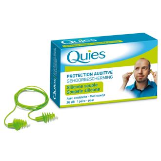 TAPONES SILICONA con cordon 2ud. QUIES