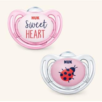 PACK CHUPETE FREESTYLE 0-6 silicona 6ud surtidas