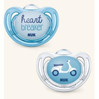 PACK CHUPETE FREESTYLE 18-36 silicona 6ud surtidas