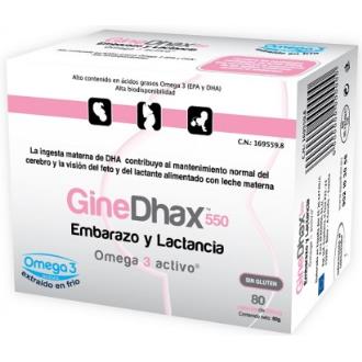 GINEDHAX EMBARAZO 550mg. 80cap.