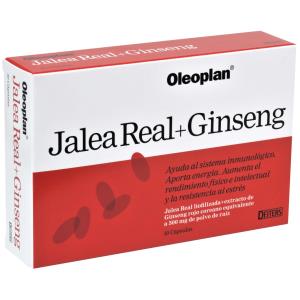 OLEOPLAN jalea real + ginseng 30cap.
