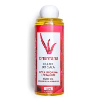 ACEITE CORPORAL de rosa japonesa y geraneo 210ml.