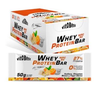 WHEY PROTEIN BAR barr choco bco-citricos 20uds**