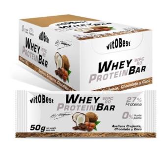 WHEY PROTEIN BAR chocolate-coco 20uds.**