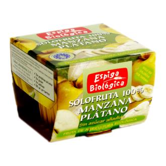 SOLOFRUTA COMPOTA MANZANA-PLATANO 2uds ECO VEGAN